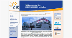 Desktop Screenshot of fw-giessen.de